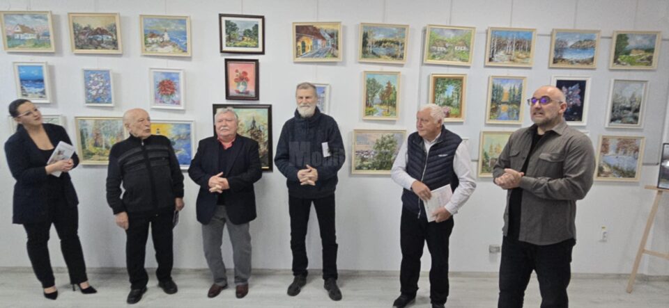 60 de tablouri, „ecouri în culoare”, expuse de Nicolae Paziuc, la Galeria „Zamca”. Prima expoziție, la 69 de ani