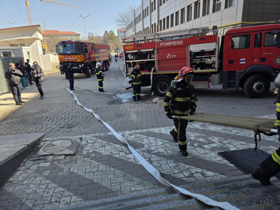 Exercițiu de salvare de amploare, la Spitalul Clinic de Urgență din Suceava