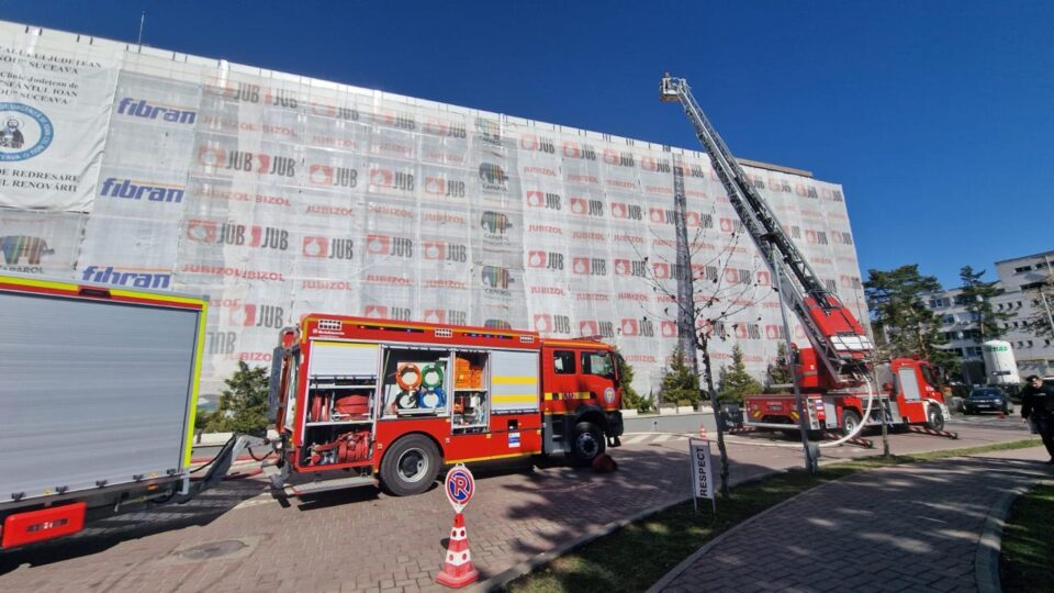Exercițiu de salvare de amploare, la Spitalul Clinic de Urgență din Suceava