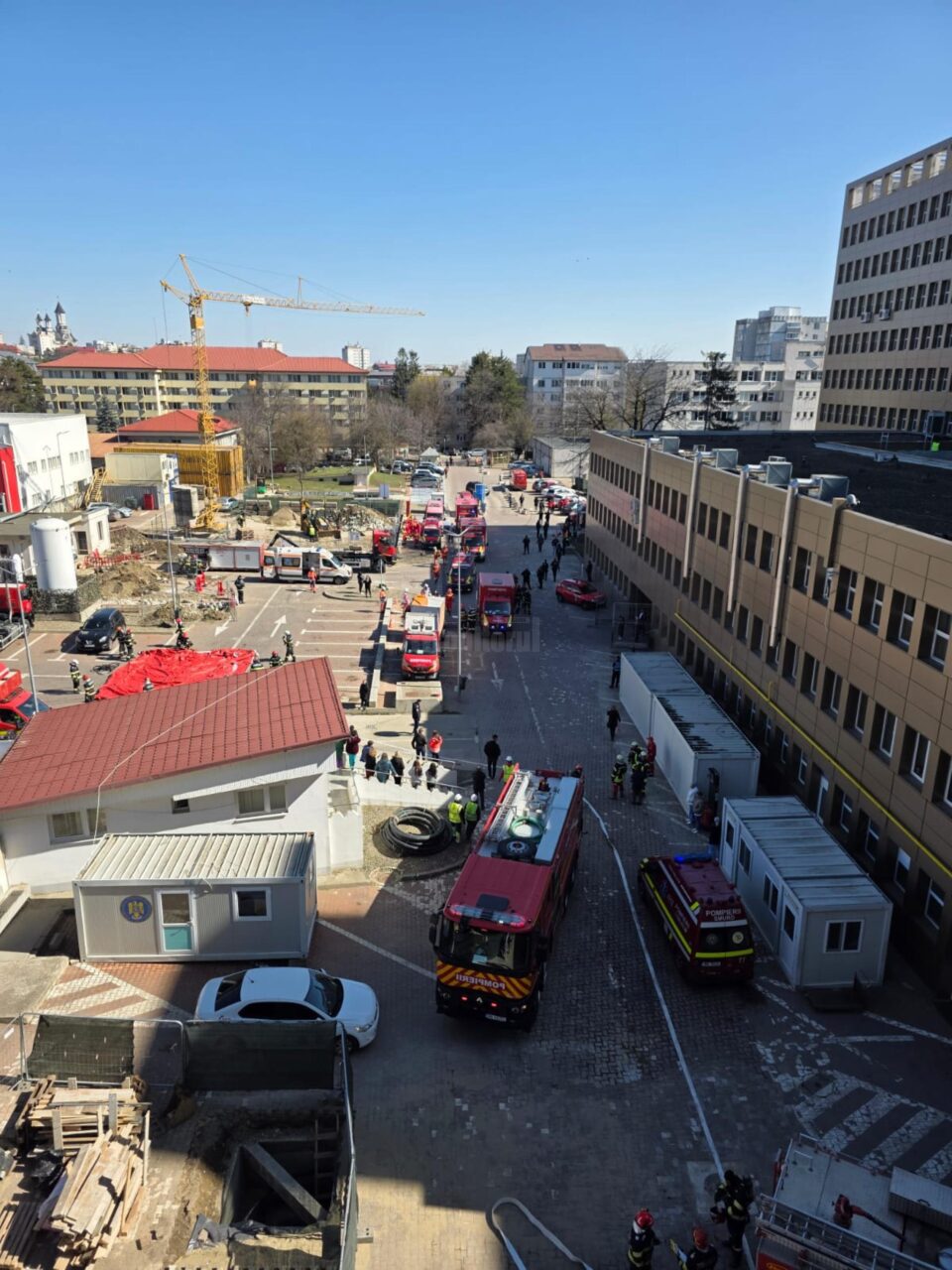 Exercițiu de salvare de amploare, la Spitalul Clinic de Urgență din Suceava