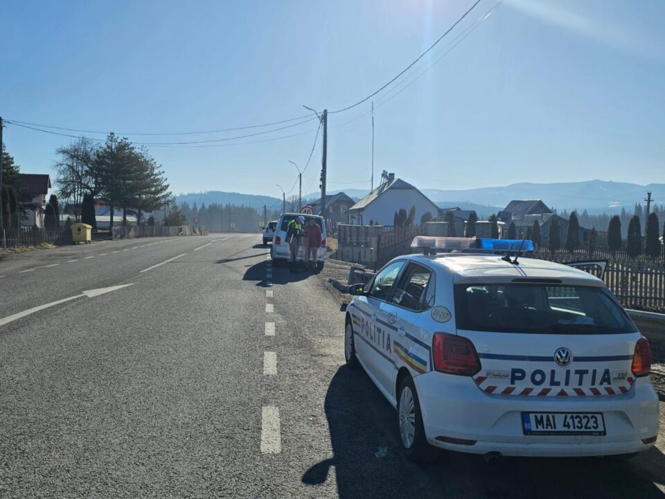 Razie de amploare în zona Vatra Dornei