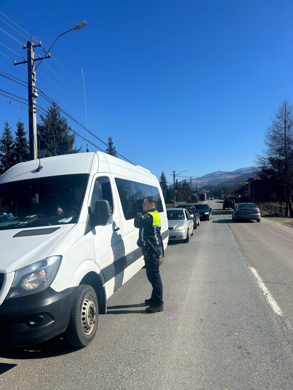 Razie de amploare în zona Vatra Dornei