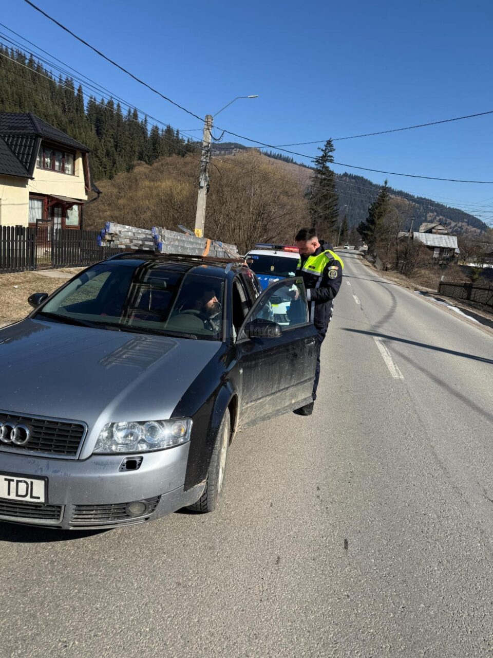 Razie de amploare în zona Vatra Dornei