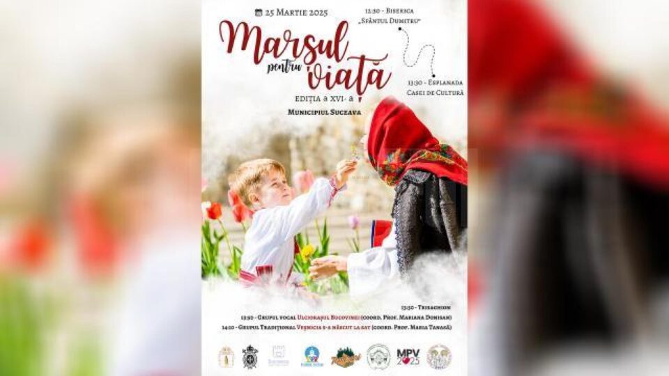 Astăzi, de Buna Vestire, „Marșul pentru viață 2025”, ediția a XVI-a