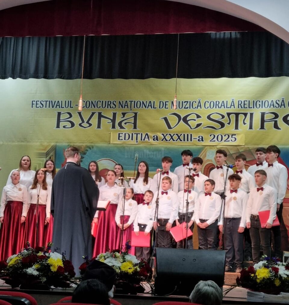 Locul I pentru Corul de copii „Anghelos” al Așezământului Sfântul Ierarh Leontie de la Rădăuți la Festivalul-Concurs Național de Muzică Corală Religioasă Ortodoxă „Buna Vestire”