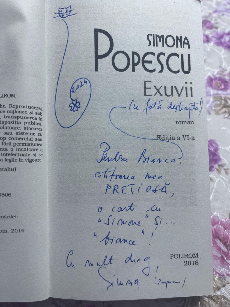 Simona Popescu - ,,Exuvii”