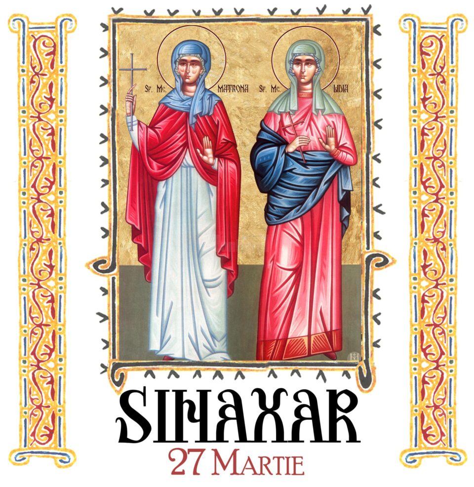 Sinaxar 27 martie 2025
