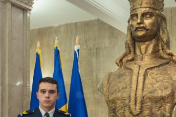Elevul caporal Lucian Neagu. Foto: elev sergent Matei Trofin