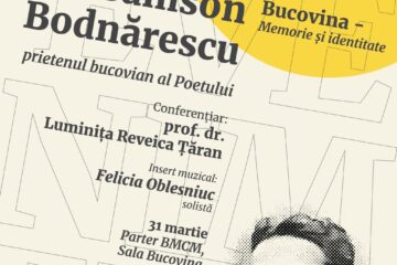 „Samson Bodnărescu, prietenul bucovian al Poetului”, conferință la Biblioteca Municipală Câmpulung Moldovenesc