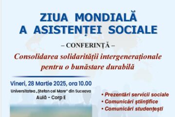 Conferință organizată la USV, cu ocazia Zilei Mondiale a Asistenței Sociale
