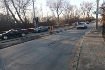 Bandă de circulație suplimentară pe strada Traian Vuia, la ieșirea din sensul giratoriu redimensionat