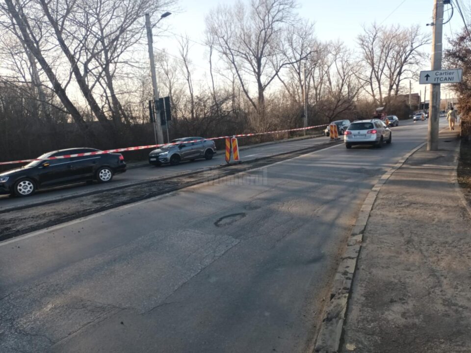 Bandă de circulație suplimentară pe strada Traian Vuia, la ieșirea din sensul giratoriu redimensionat