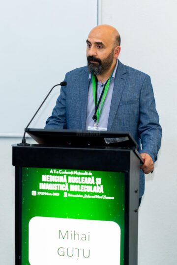 Șef de lucrări dr. Mihai Guțu, coordonatorul Laboratorului de medicină nucleară