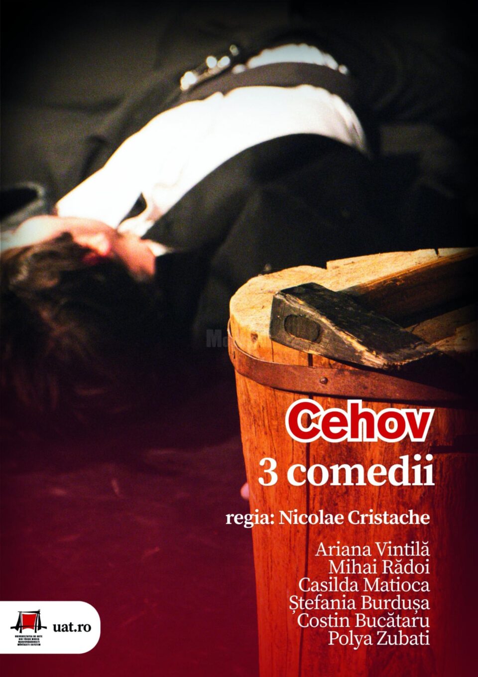 Spectacolul „Cehov – 3 Comedii”, miercuri, pe scena TMMVS