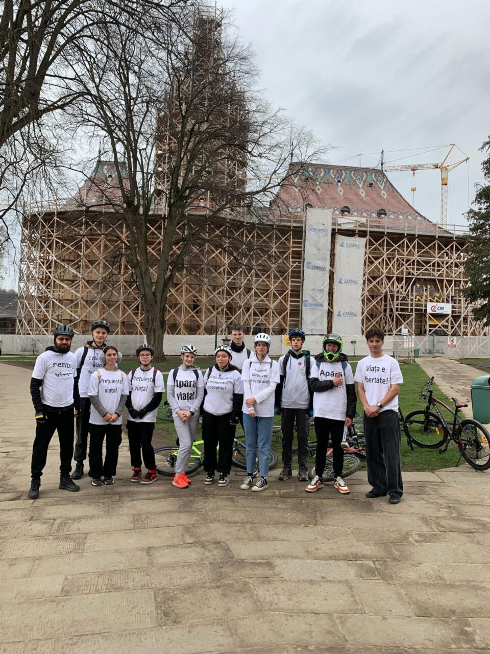 A Șasea Ediție a Marșului pentru Viață pe biciclete a tinerilor ATOS