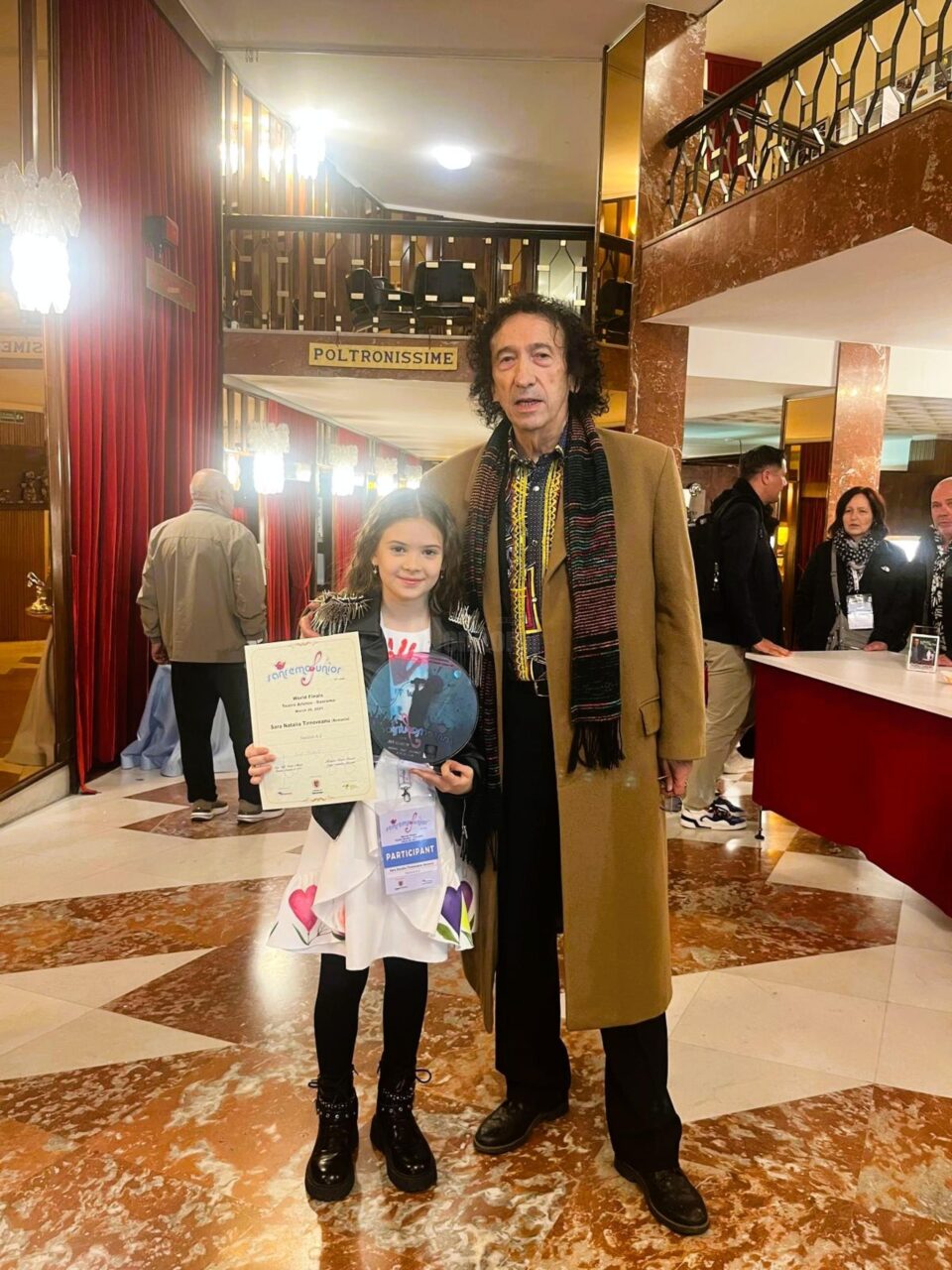 Eleva Sara Natalia Tîrnoveanu, locul II la competiția internațională Sanremo Junior 2025