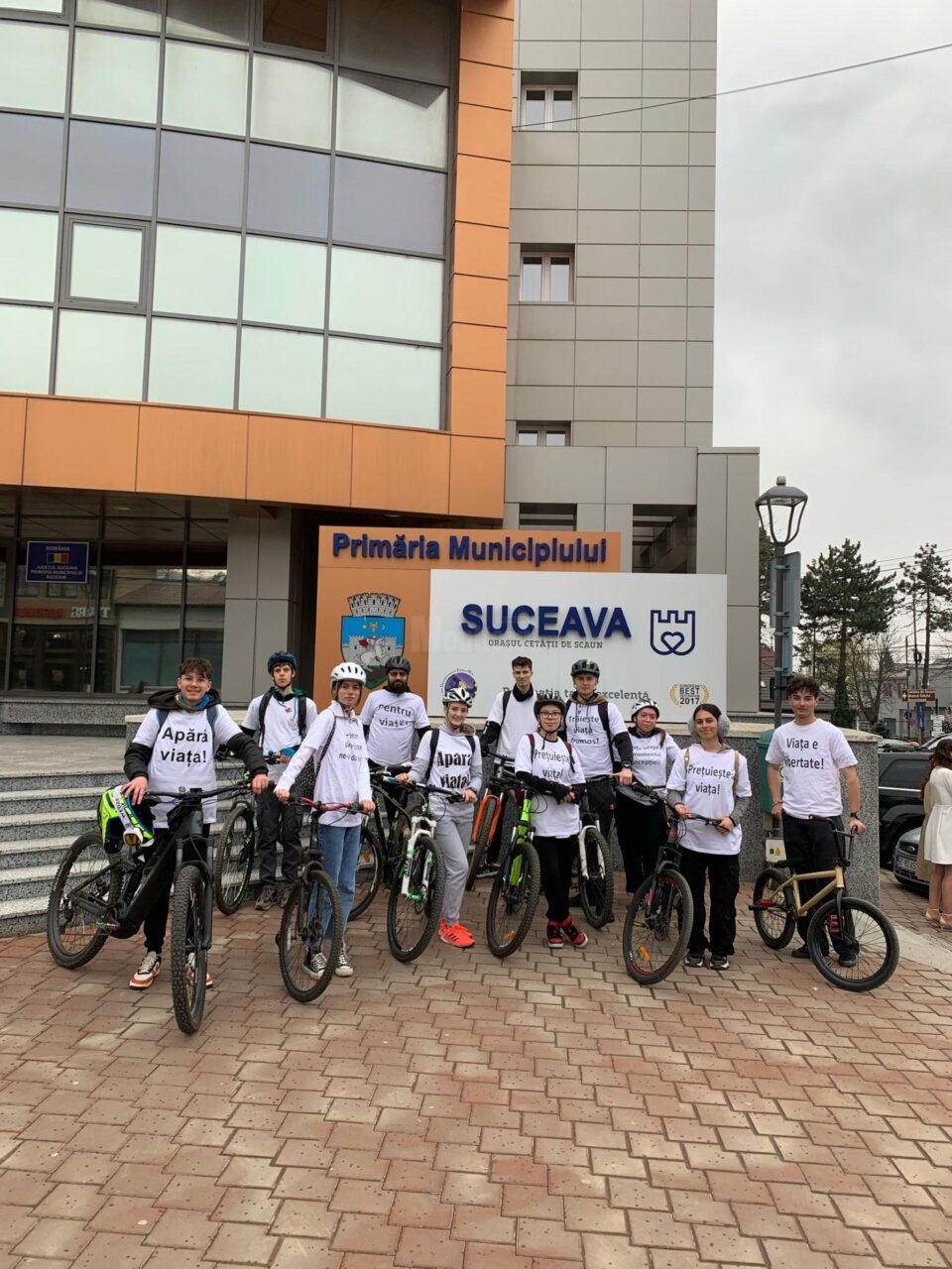 A Șasea Ediție a Marșului pentru Viață pe biciclete a tinerilor ATOS
