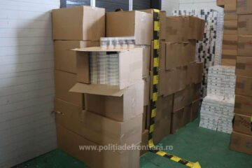 Peste 130.000 de pachete de țigări, ascunse într-un tir care transporta vată minerală
