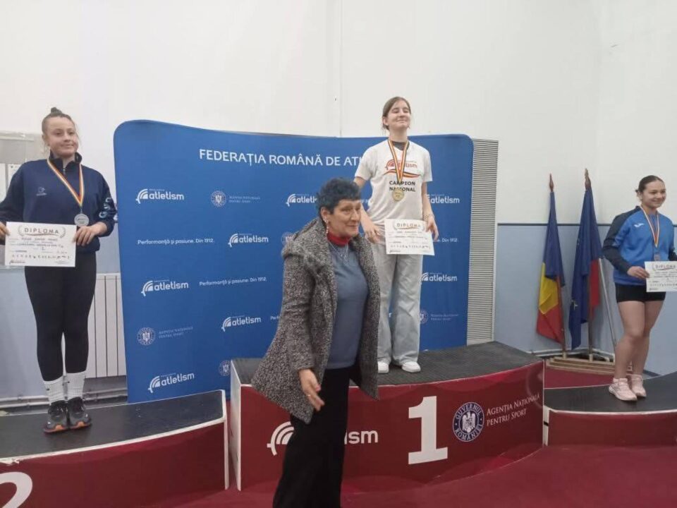 Ioana Alexandra Tipa alături de antrenoarea Liliana Petrachi