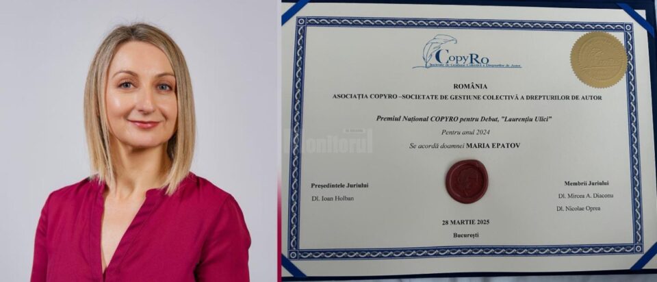 Universitara suceveană Maria Epatov a câștigat premiul pentru debut în critica literară Universitara suceveană Maria Epatov a câștigat premiul pentru debut în critica literară