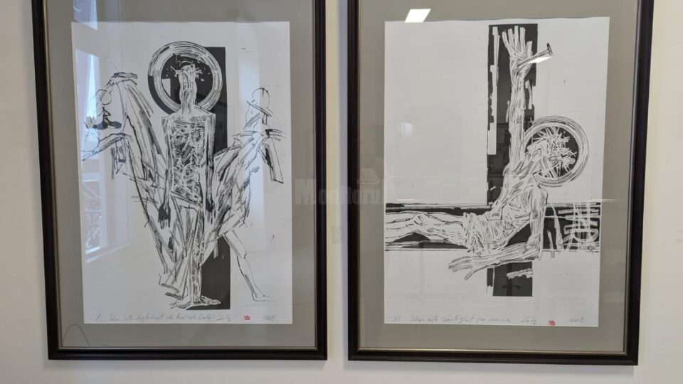 vernisajul expoziției de gravură „Drumul crucii”