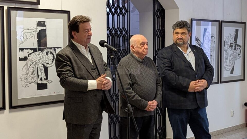 Vernisajul expoziției de gravură „Drumul crucii”