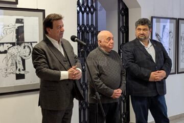 Vernisajul expoziției de gravură „Drumul crucii”