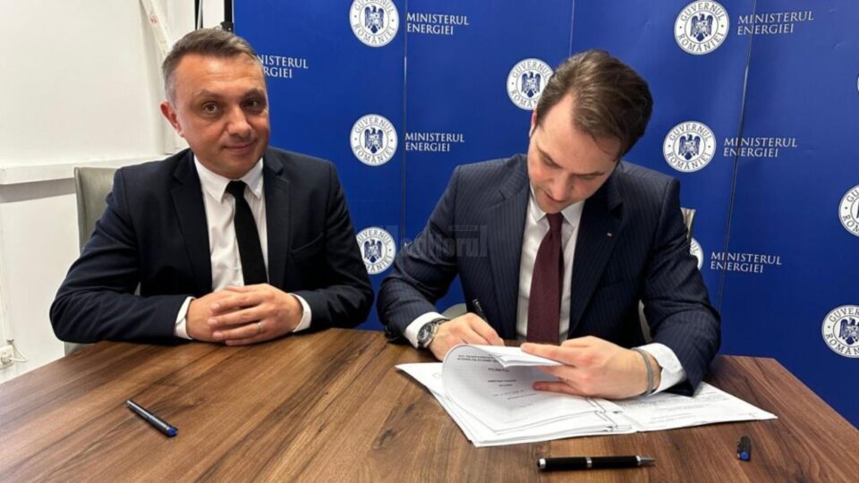 Primarul Marius Rîpan și ministrul Energiei, Sebastian Burduja
