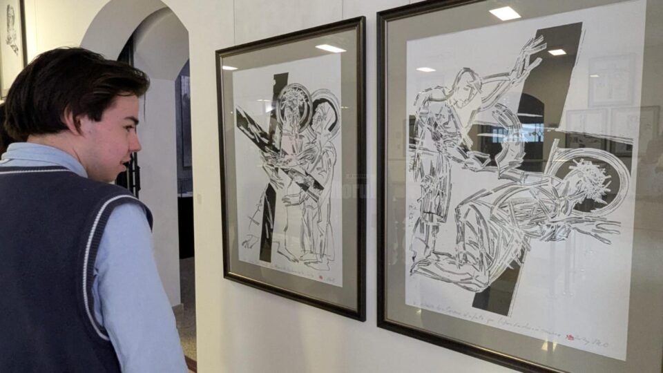 Vernisajul expoziției de gravură „Drumul crucii”