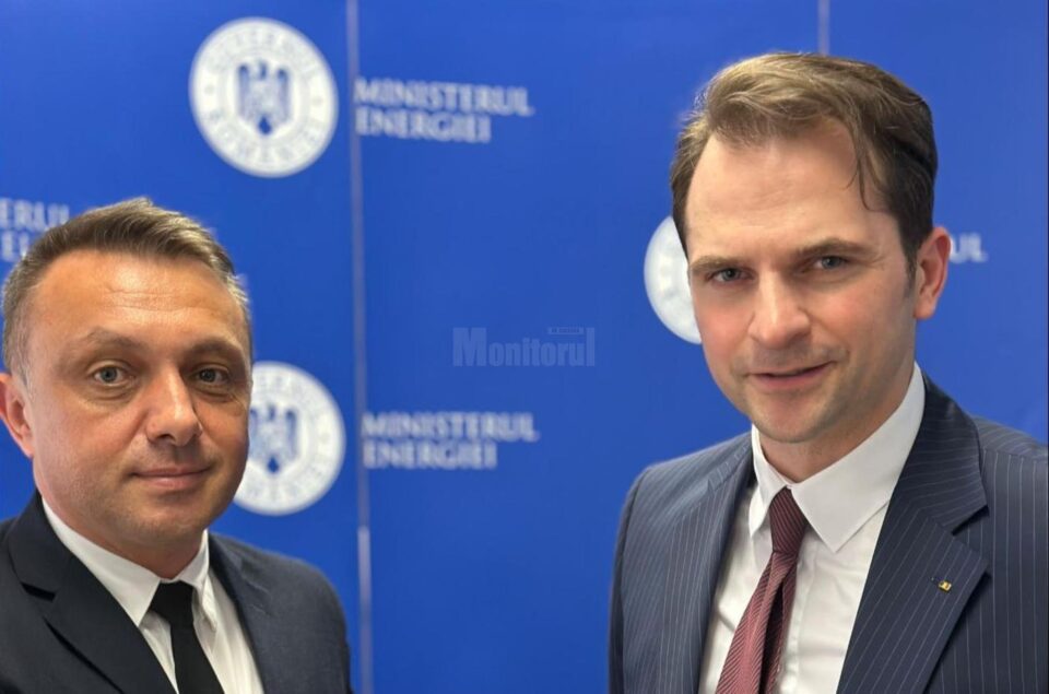 Primarul Marius Rîpan și ministrul Energiei, Sebastian Burduja