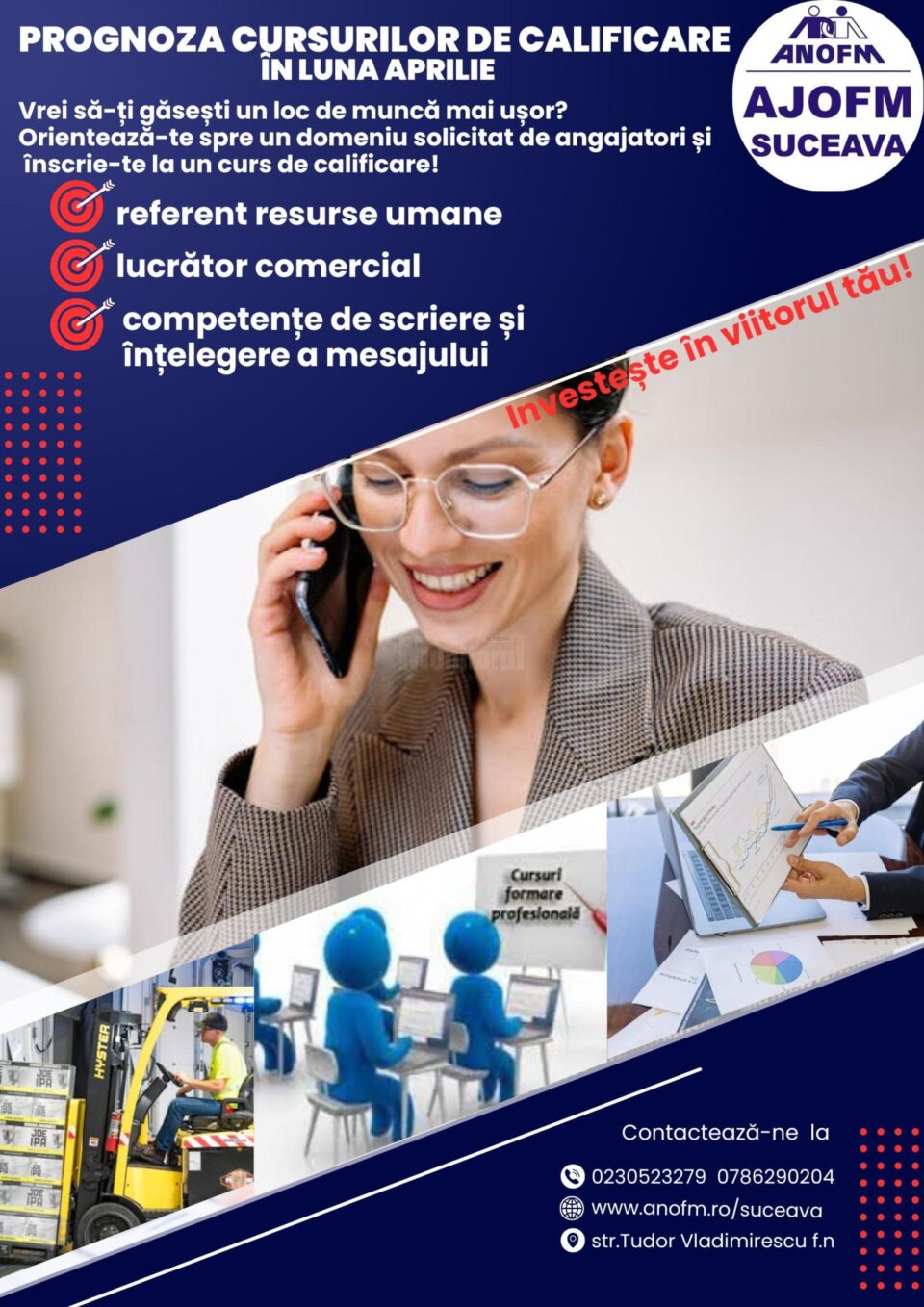 AJOFM Suceava încearcă să integreze în muncă șomeri cu probleme de scriere și înțelegere a mesajului AJOFM Suceava încearcă să integreze în muncă șomeri cu probleme de scriere și înțelegere a mesajului