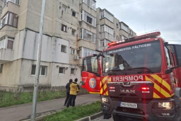 Incendiu la o garsonieră din Fălticeni