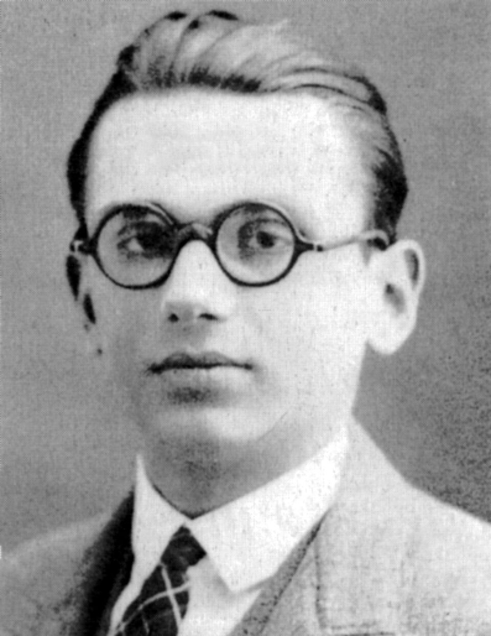 Kurt Godel. Foto Wikipedia