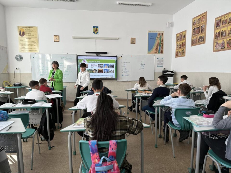 Job shadowing a delegației suedeze la Școala Gimnazială ,,George Voevidca”