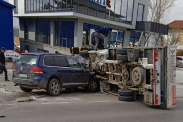 Accidentul de la ieșirea din municipiul Suceava
