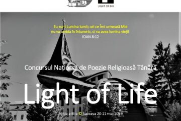 Continuă înscrierile la Concursul Național de Poezie Religioasă Tânără „Light of Life”. Marele Premiu - 2.000 de lei