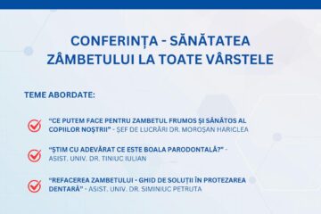 Conferința „Sănătatea zâmbetului la toate vârstele” dedicată sănătății orale, organizată la USV