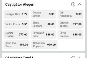 Nicușor Dan, favorit la casele de pariuri pentru a câștiga alegerile prezidențiale
