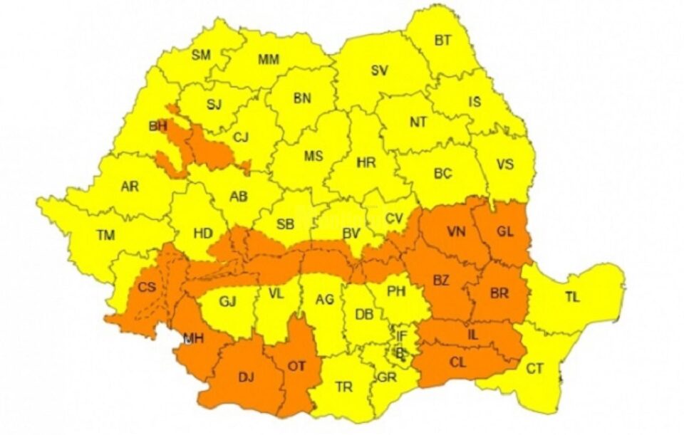Meteorologii au extins Codul Galben de polei, ninsori și vânt până sâmbătă dimineață Meteorologii au extins Codul Galben de polei, ninsori și vânt până sâmbătă dimineață