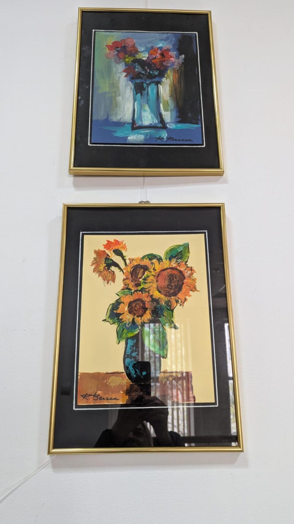Grafică, pictură, compoziții prin tehnici proprii realizate de Radu Bercea, expuse la Galeria Bibliotecii Bucovinei