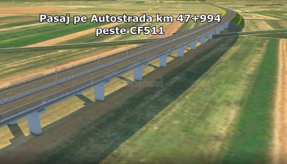 Tronsonul Roșcani – Suceava, cu o lungime de 29 km