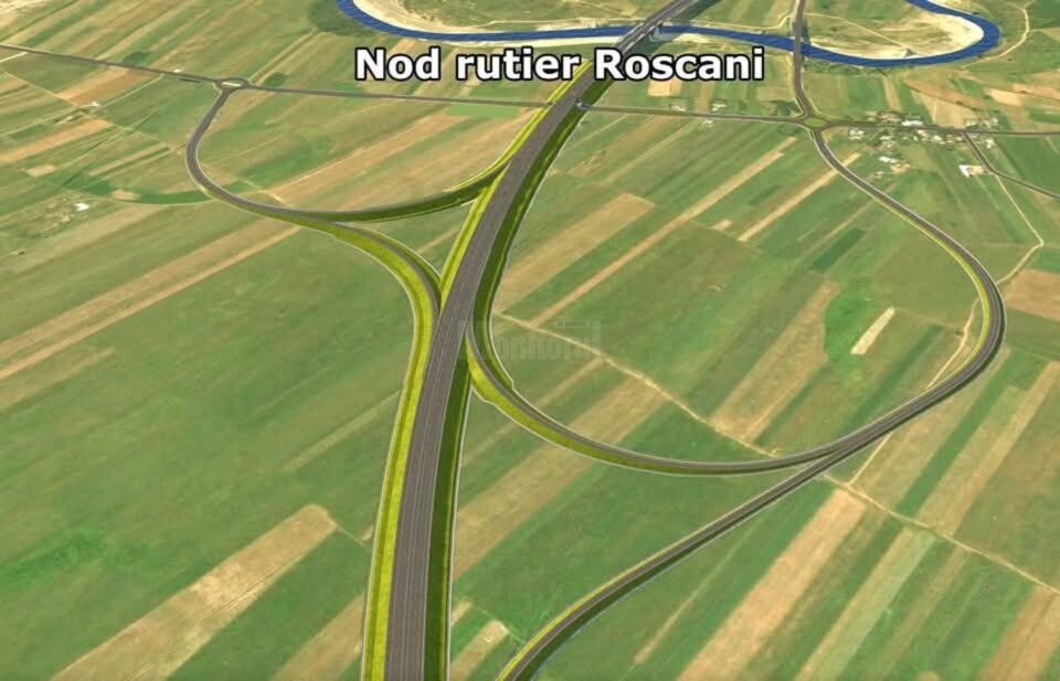 Tronsonul Roșcani – Suceava, cu o lungime de 29 km