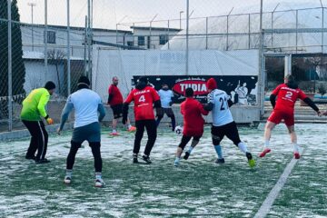 Etapa a II-a a campionatului de old-boys s-a incheiat intr-un decor hibernal