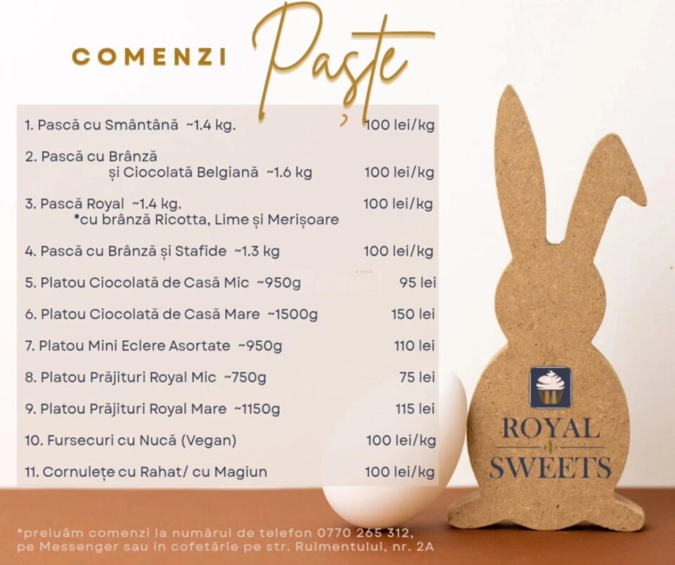 Bunatati de la Royal Sweets Suceava