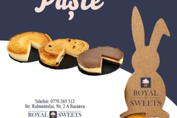 Comandă bunătăți pentru Paște de la Royal Sweets: pască și deserturi savuroase