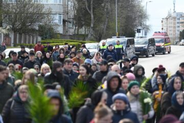 Procesiunea de Florii, organizată în municipiul Suceava, în ajunul praznicului „Intrării Domnului în Ierusalim”