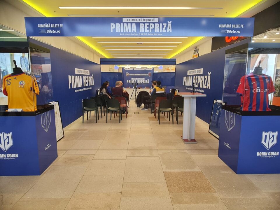 Galeria Prima Repriză, cu o colecție unică de tricouri din cariera lui Goian