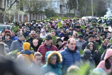 Procesiunea de Florii, organizată în municipiul Suceava, în ajunul praznicului „Intrării Domnului în Ierusalim”