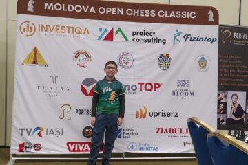 Tânăr șahist sucevean, pe prima poziție la Campionatul Moldova Chess Open