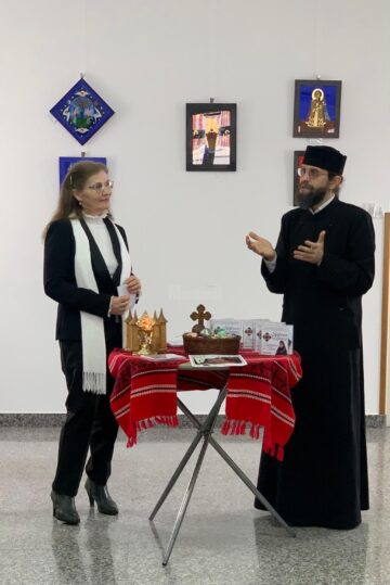 Preotul Bogdan Feștilă și Eleonora Bulboacă